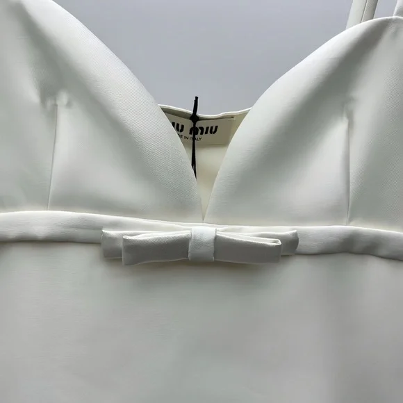 Miu Miu silk and wool bow dress - Picture 3 of 4